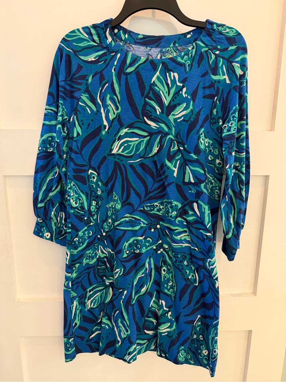 Lilly Pulitzer Elianna Dress Floral Dress Blue & Green Size XS NWT